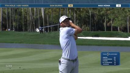 Sam Burns | Round 4 | 7th hole | Shot 2 | 2026 THE PLAYERS