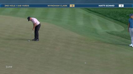 Wyndham Clark | Round 4 | 2nd hole | Shot 4 | 2026 THE PLAYERS