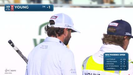 Cameron Young | Round 2 | 17th hole | Shot 2 | 2026 WM Phoenix Open