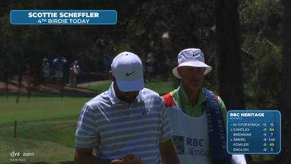 Scottie Scheffler | Round 2 | 15th hole | Shot 4 | 2026 RBC Heritage