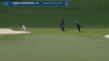 Hideki Matsuyama | Round 2 | 4th hole | Shot 3 | 2026 Truist Championship