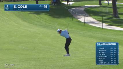 Eric Cole | Round 3 | 5th hole | Shot 3 | 2026 The American Express