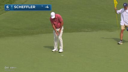 Scottie Scheffler | Round 3 | 6th hole | Shot 4 | 2025 the Memorial