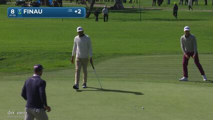 Tony Finau | Round 2 | 8th hole | Shot 3 | 2025 Genesis
