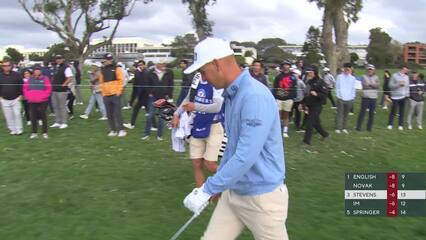 Sam Stevens | Round 4 | 14th hole | Shot 2 | 2025 Farmers