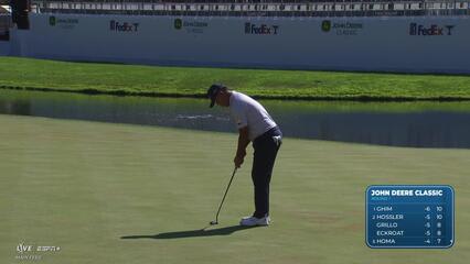 Si Woo Kim | Round 1 | 18th hole | Shot 4 | 2025 John Deere
