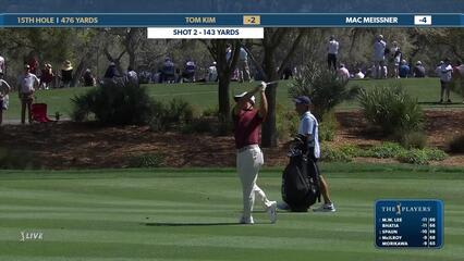 Tom Kim | Round 3 | 15th hole | Shot 2 | 2025 THE PLAYERS