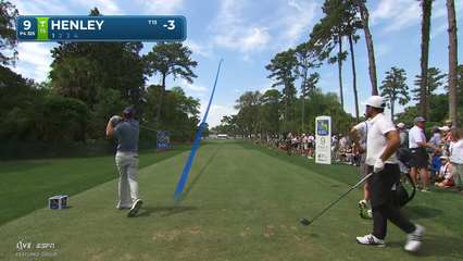 Russell Henley | Round 1 | 9th hole | Shot 1 | 2026 RBC Heritage