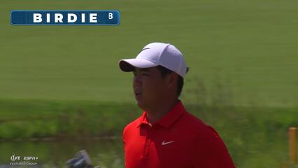 Tom Kim | Round 3 | 17th hole | Shot 2 | 2025 3M Open