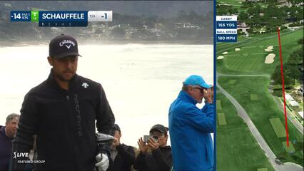 Xander Schauffele | 2024 AT&T Pebble Beach | Round 3 | 14th hole | Shot 1