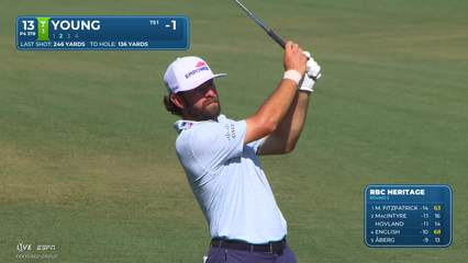 Cameron Young | Round 2 | 13th hole | Shot 2 | 2026 RBC Heritage