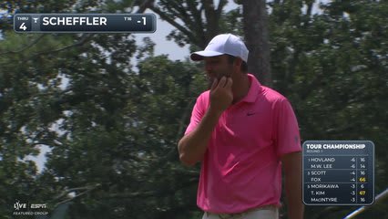 Scottie Scheffler | Round 1 | 4th hole | Shot 4 | 2026 TOUR Championship
