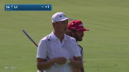 Haotong Li | Round 1 | 14th hole | Shot 2 | 2025 3M Open