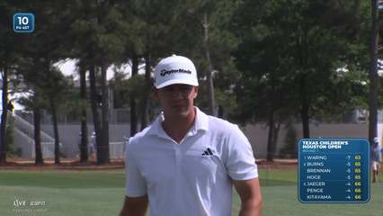 Michael Thorbjornsen | Round 1 | 10th hole | Shot 2 | -1 Houston Open