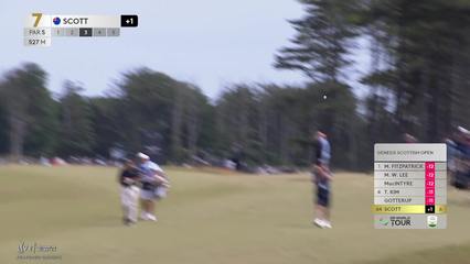 Adam Scott | Round 4 | 7th hole | Shot 3 | 2026 Genesis Scottish Open