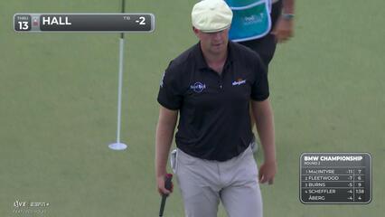 Harry Hall | Round 2 | 13th hole | Shot 4 | 2025 BMW Championship