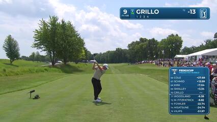Emiliano Grillo | Round 3 | 9th hole | Shot 1 | 2025 John Deere