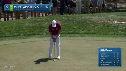 Matt Fitzpatrick | Round 2 | 9th hole | Shot 5 | 2026 Valspar