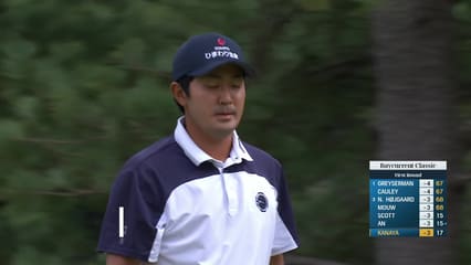 Takumi Kanaya | Round 1 | 17th hole | Shot 3 | 2025 Baycurrent