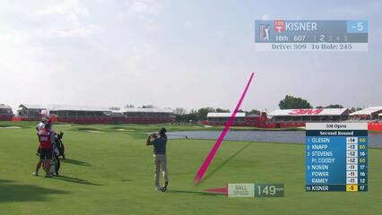 Kevin Kisner | Round 2 | 18th hole | Shot 2 | 2025 3M Open