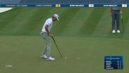 Corey Conners | Round 4 | 7th hole | Shot 4 | 2025 THE PLAYERS