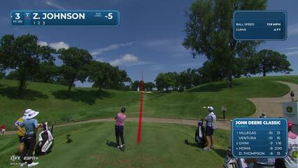 Zach Johnson | Round 2 | 3rd hole | Shot 1 | 2025 John Deere