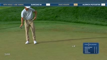 Jake Knapp | Round 1 | 10th hole | Shot 5 | 2026 THE PLAYERS