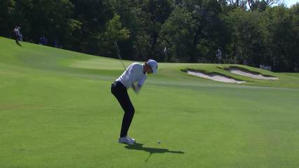 Adrien Dumont de Chassart | Round 2 | 15th hole | Shot 3 | 2025 Compliance Solutions