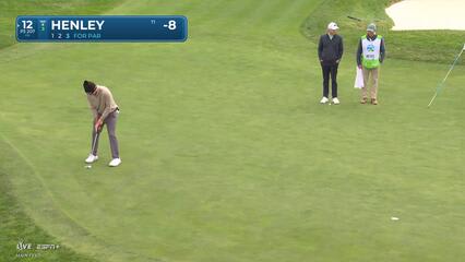Russell Henley | Round 2 | 12th hole | Shot 3 | 2025 AT&T Pebble Beach