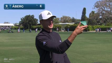 Ludvig Åberg | Round 1 | 9th hole | Shot 2 | 2025 Arnold Palmer