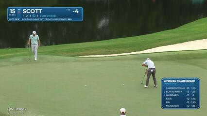 Adam Scott | Round 4 | 15th hole | Shot 5 | 2025 Wyndham