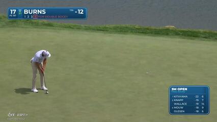Sam Burns | Round 4 | 17th hole | Shot 6 | 2025 3M Open