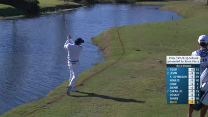 Marcelo Rozo | Round 3 | 10th hole | Shot 3 | 2025 PGA TOUR Q-School