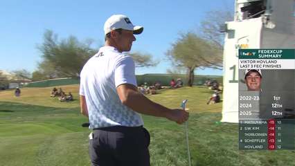Viktor Hovland | Round 4 | 13th hole | Shot 3 | 2026 WM Phoenix Open