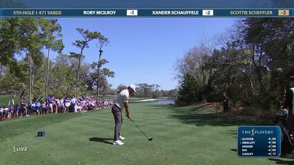 Scottie Scheffler | Round 1 | 5th hole | Shot 1 | 2025 THE PLAYERS