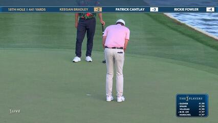 Keegan Bradley | Round 1 | 18th hole | Shot 4 | 2025 THE PLAYERS