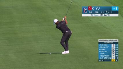 Kevin Yu | Round 4 | 9th hole | Shot 3 | 2025 Genesis