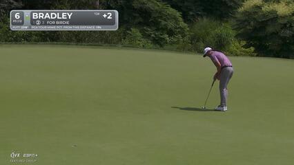 Keegan Bradley | Round 4 | 6th hole | Shot 2 | 2025 BMW Championship