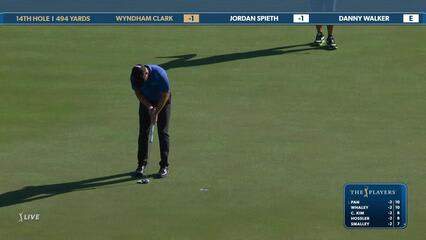 Wyndham Clark | Round 1 | 14th hole | Shot 3 | 2025 THE PLAYERS