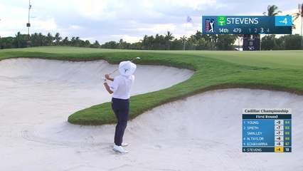 Sam Stevens | Round 1 | 14th hole | Shot 3 | 2026 Cadillac