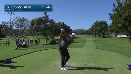 Si Woo Kim | Round 2 | 3rd hole | Shot 1 | 2026 Sony Open