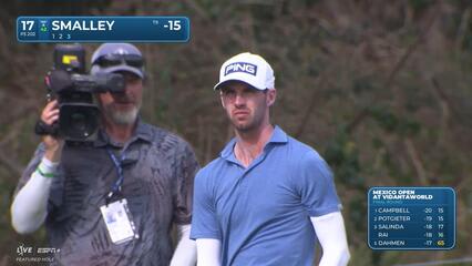 Alex Smalley | Round 4 | 17th hole | Shot 3 | 2025 Mexico Open