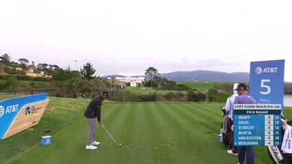 Jake Knapp | Round 1 | 5th hole | Shot 1 | 2025 AT&T Pebble Beach