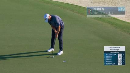 Alex Noren | Round 4 | 15th hole | Shot 4 | 2025 Hero World Challenge