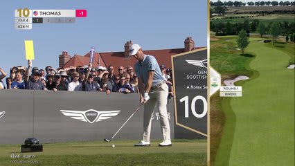 Justin Thomas | Round 2 | 10th hole | Shot 1 | 2026 Genesis Scottish Open