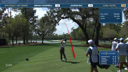 Karl Vilips | Round 2 | 6th hole | Shot 1 | 2026 THE PLAYERS