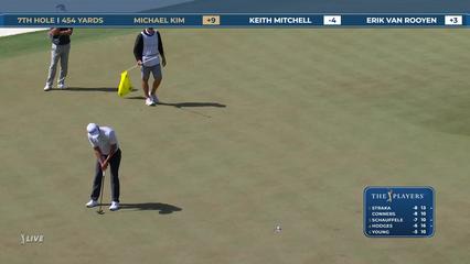 Michael Kim | Round 2 | 7th hole | Shot 5 | 2026 THE PLAYERS