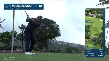 Gary Woodland | Round 4 | 2nd hole | Shot 1 | 2025 Sony Open