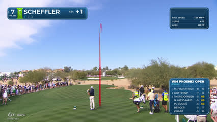 Scottie Scheffler | Round 1 | 7th hole | Shot 1 | 2026 WM Phoenix Open