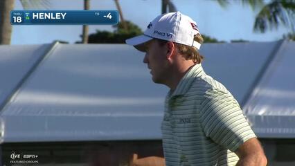 Russell Henley | Round 1 | 18th hole | Shot 4 | 2025 Sony Open